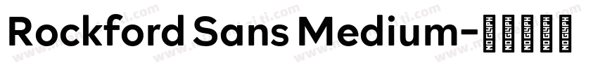Rockford Sans Medium字体转换